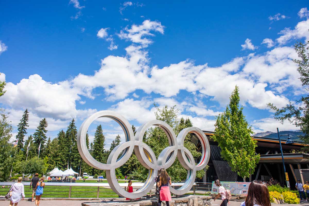 Whistler Olympic sign