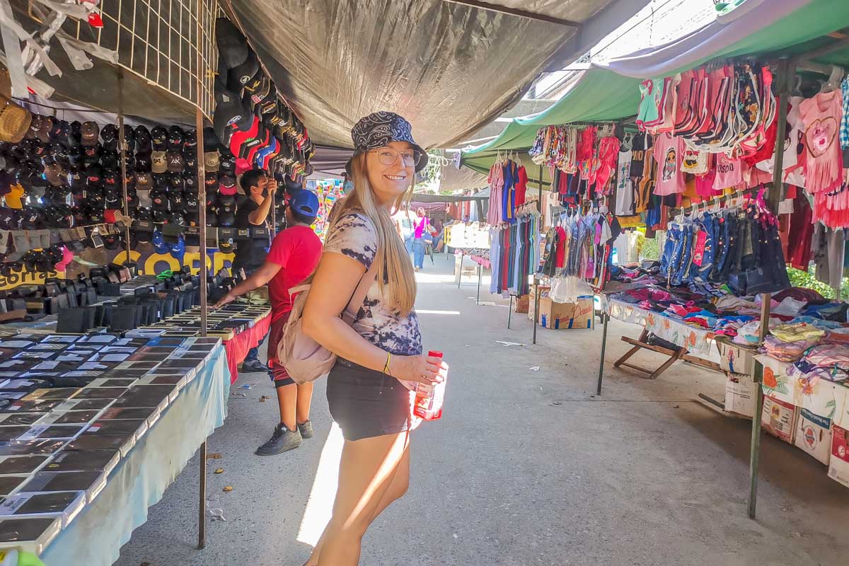 Shopping at the markets in Bucerias, Mexico