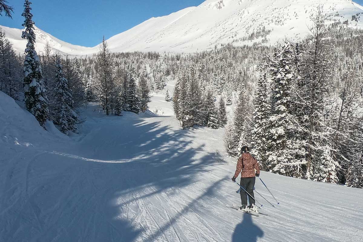 Skiing at Sun Peaks Resort in Kamloops, BC