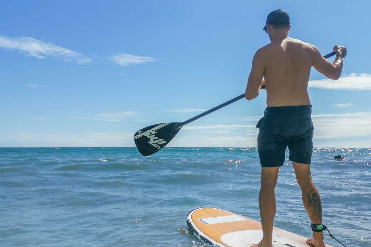 Stand Up Paddle boarding in Cancun, Mexico