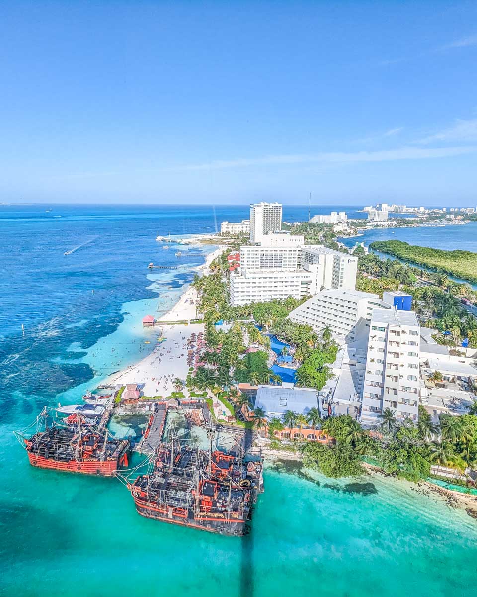 Stunning views from the top of the Cancun Scenic Tower
