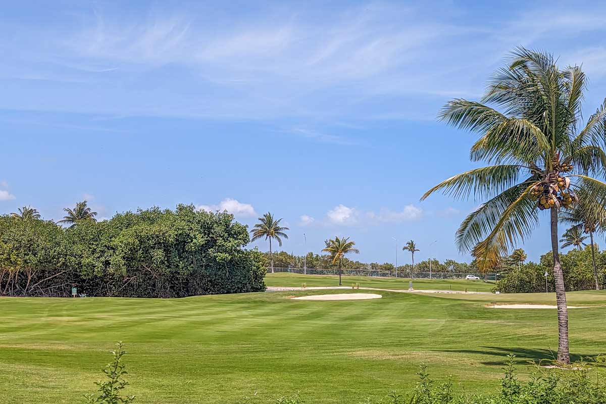 The course at Iberostar Golf Club in Cancun, Mexico
