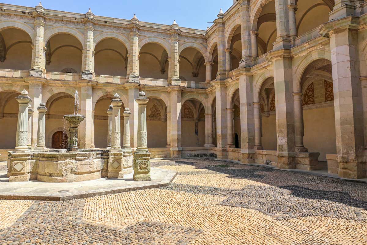 The inside of the Museo de las Culturas, Oaxaca, Mexico