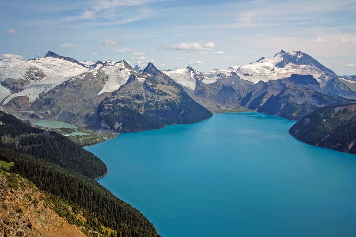 View from Panorama Ridge at Garibaldi Lake
