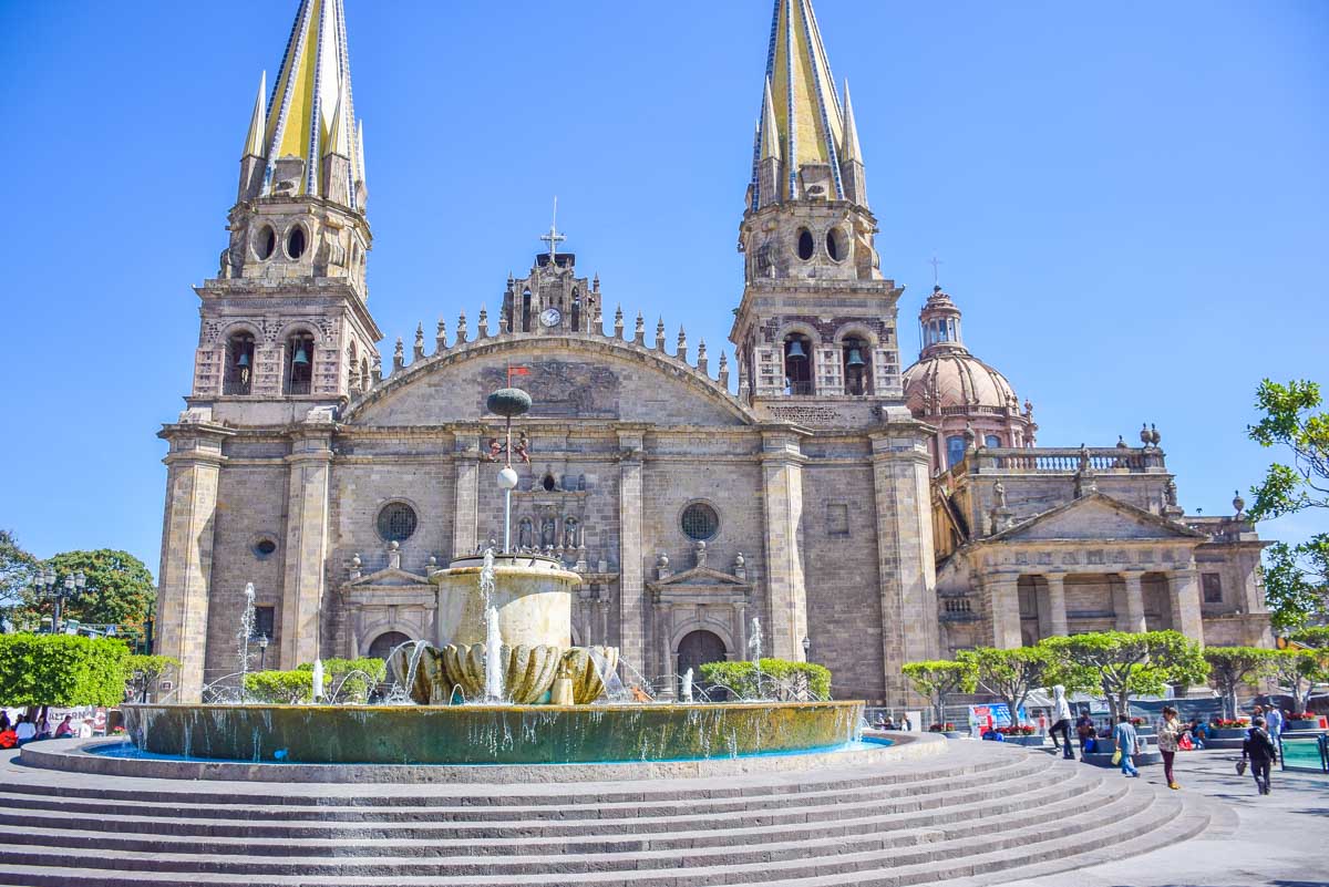 Guadalajara Cathedral in the center of Guadalajara, Mexico