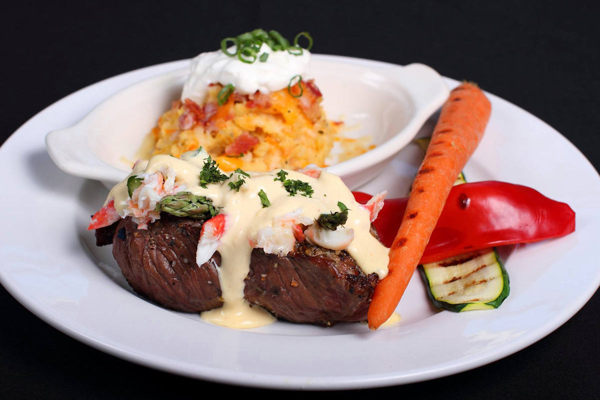 Food at Intermezzo Restaurant and Wine Celler in Vernon, Canada