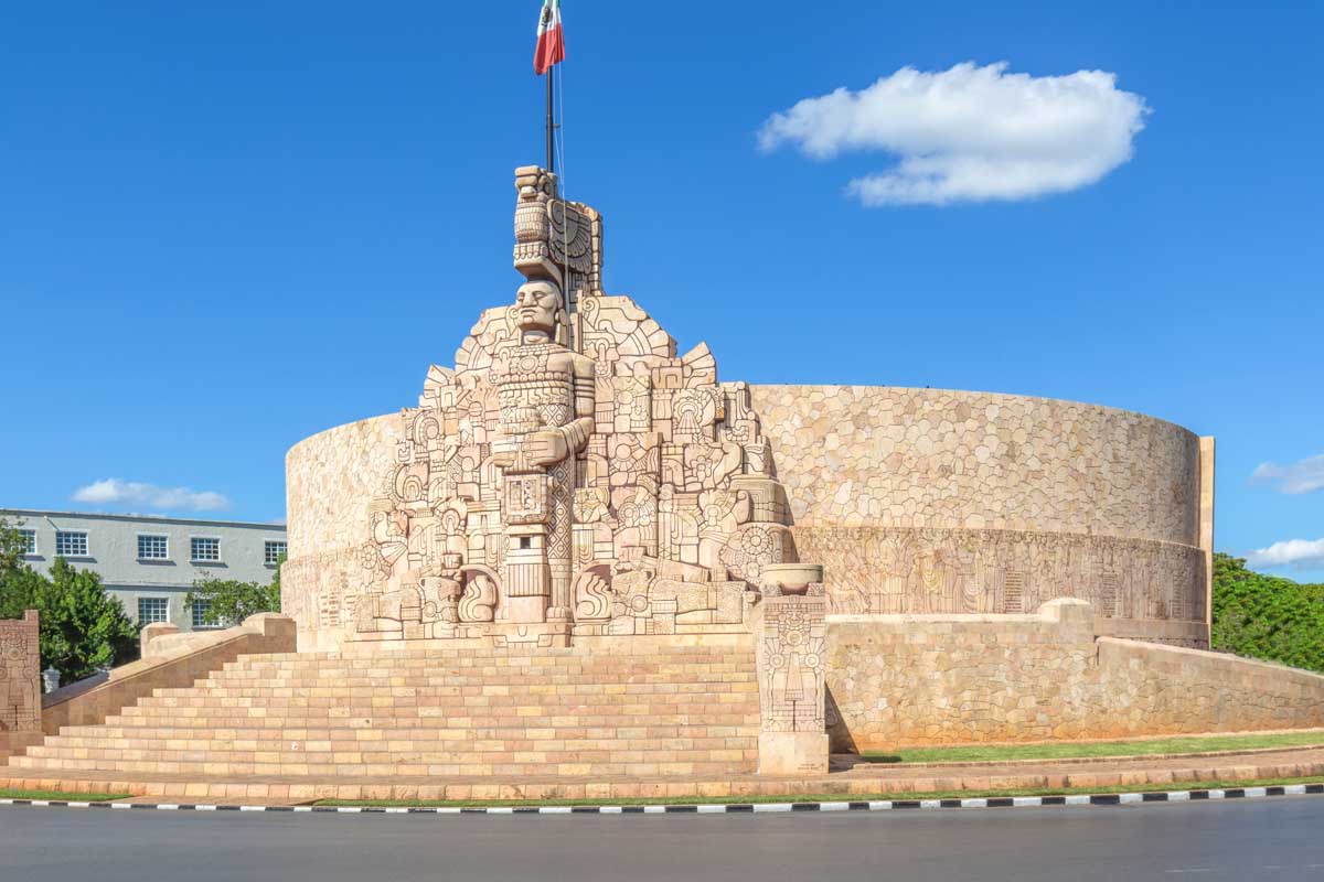 Monumento a la Patria in Merida, Mexico
