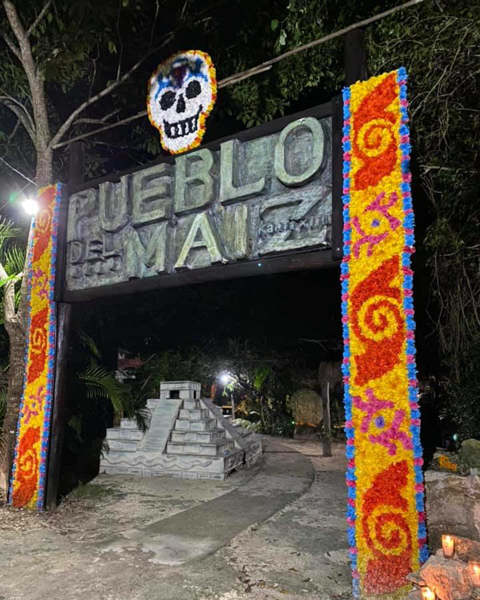 Entrance to Puebla de Maize