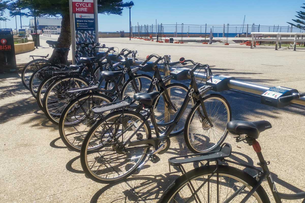 Rental bikes available in Busselton