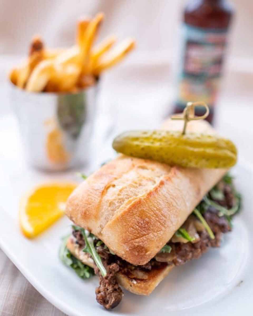 Steak sandwich from Eatology in Vernon, Canada