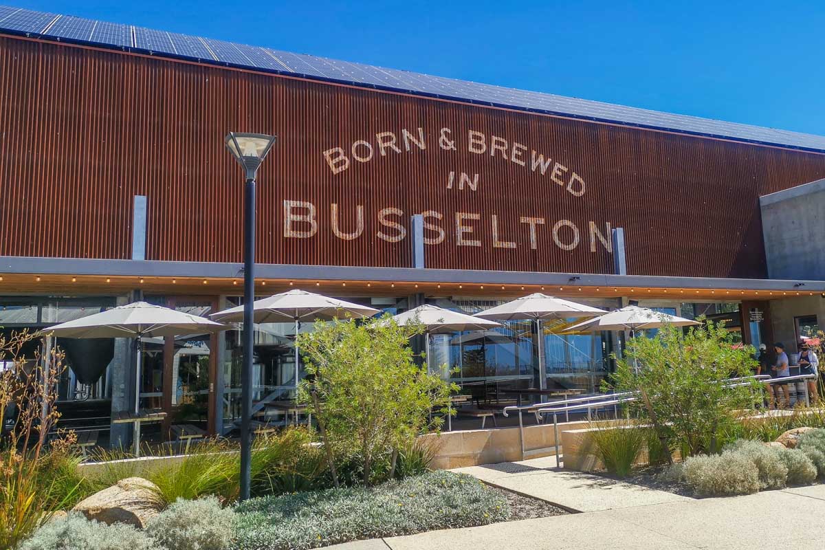 The outside of Shelter Brewing Co. in Busselton, Australia