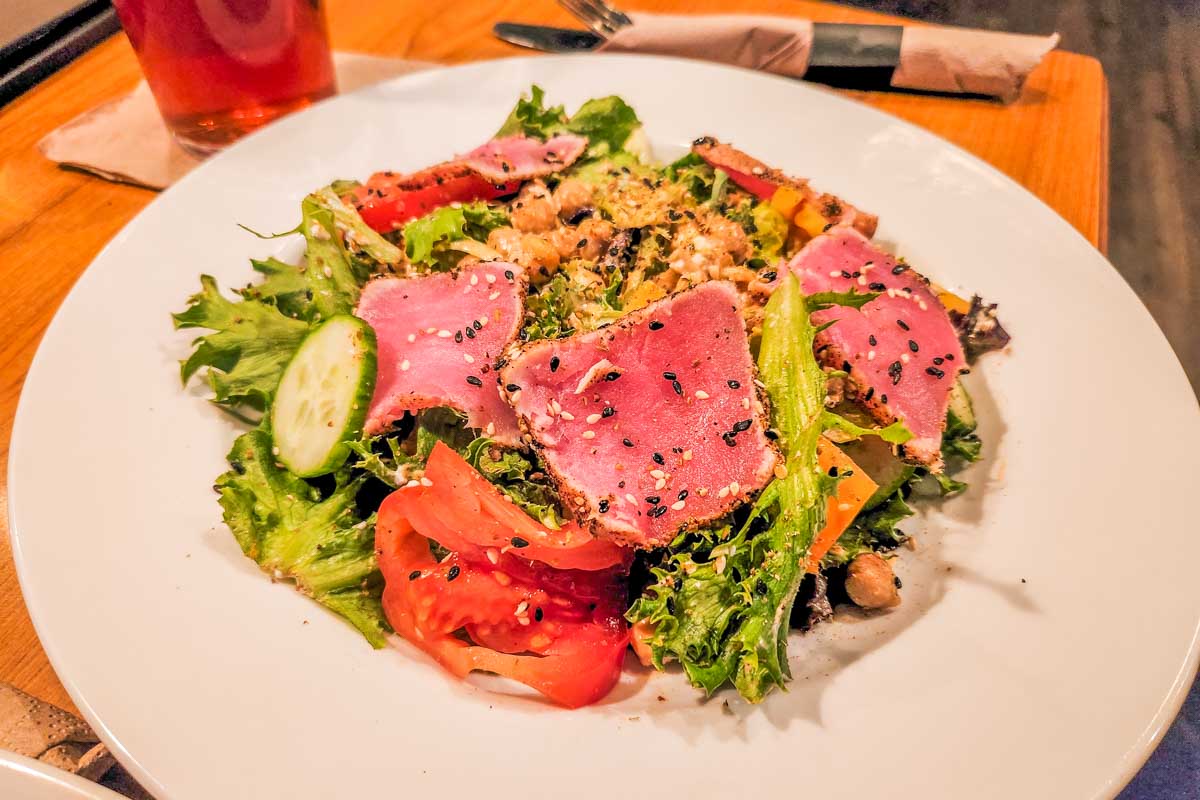 Tuna salad at Noble Pig Brewing
