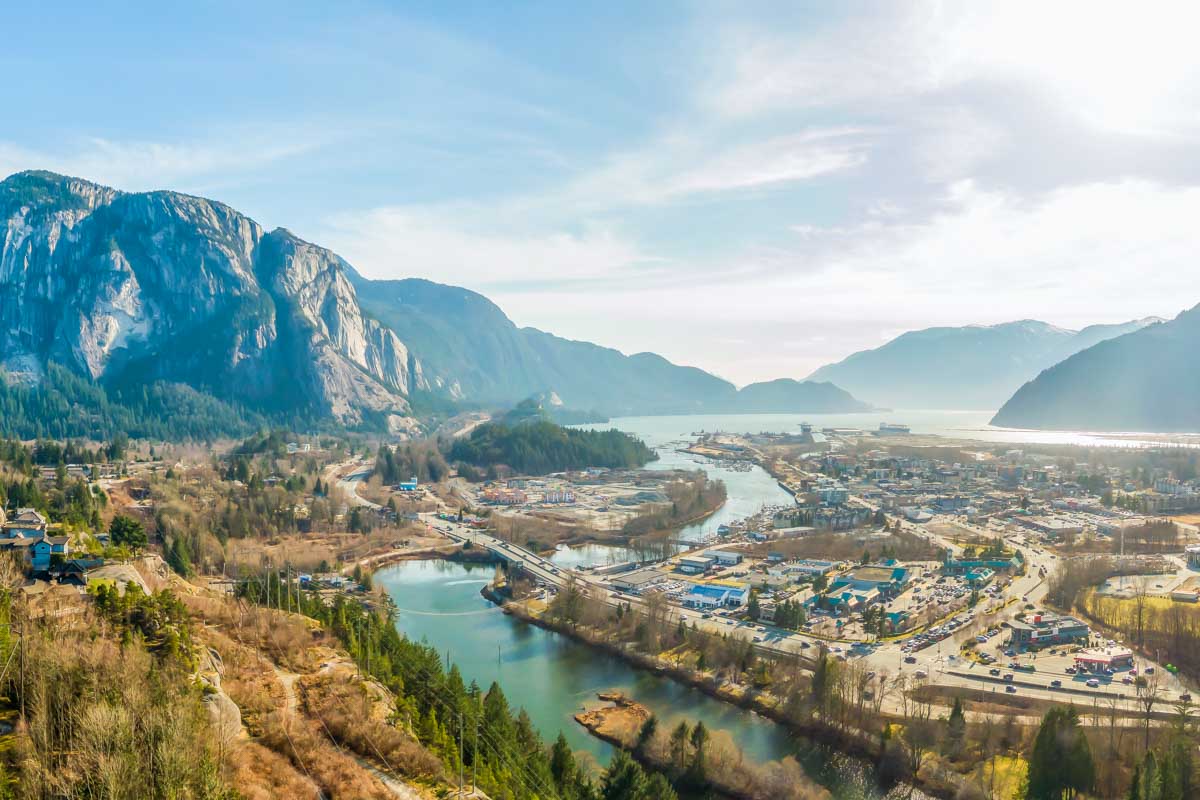 View of Squamish, BC