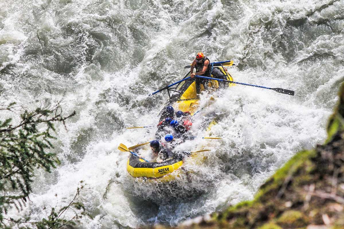 White Water rafting in Squamish, BC with Canadian Outback Rafting Company Ltd.