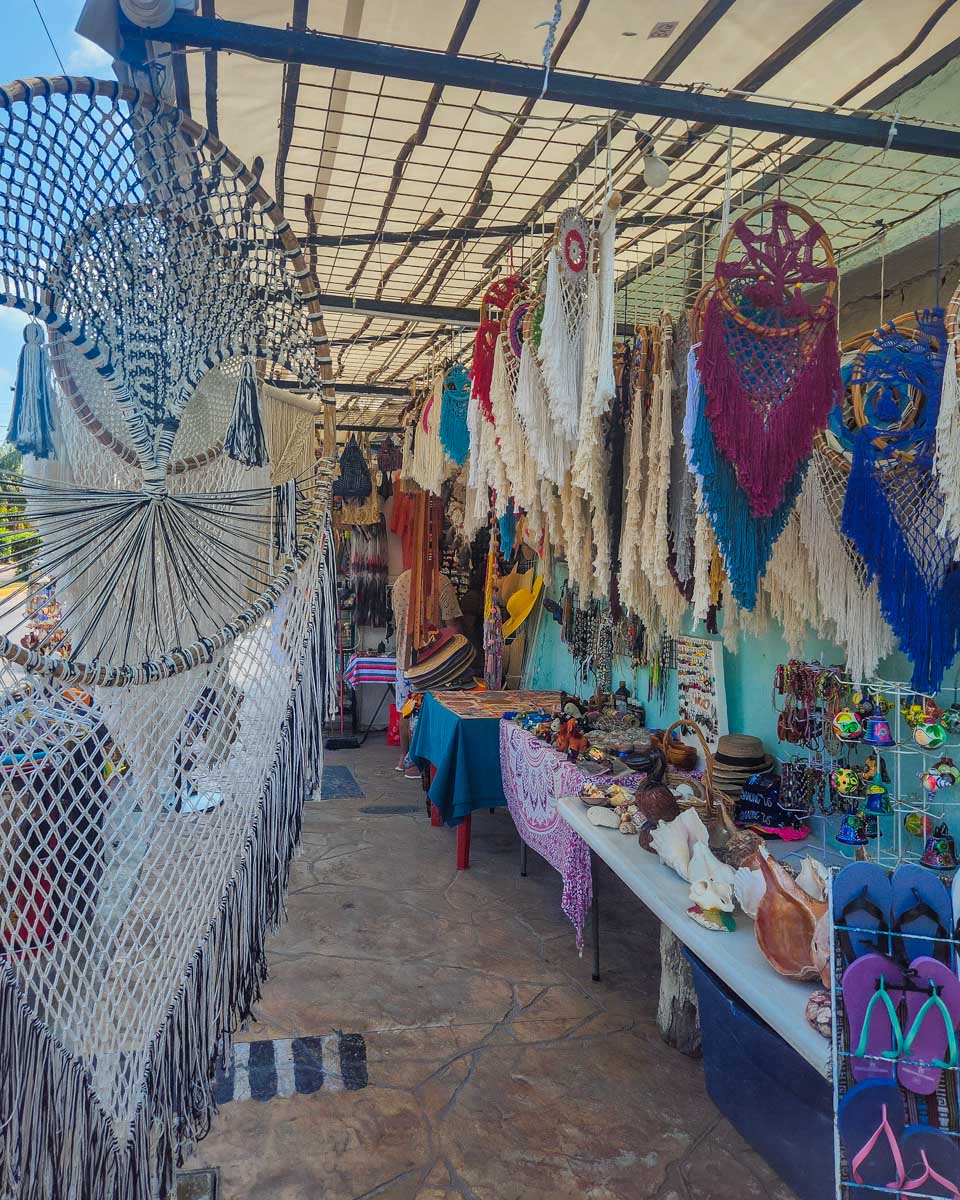 A shop selling gifts in Puerto Morelos, mexico