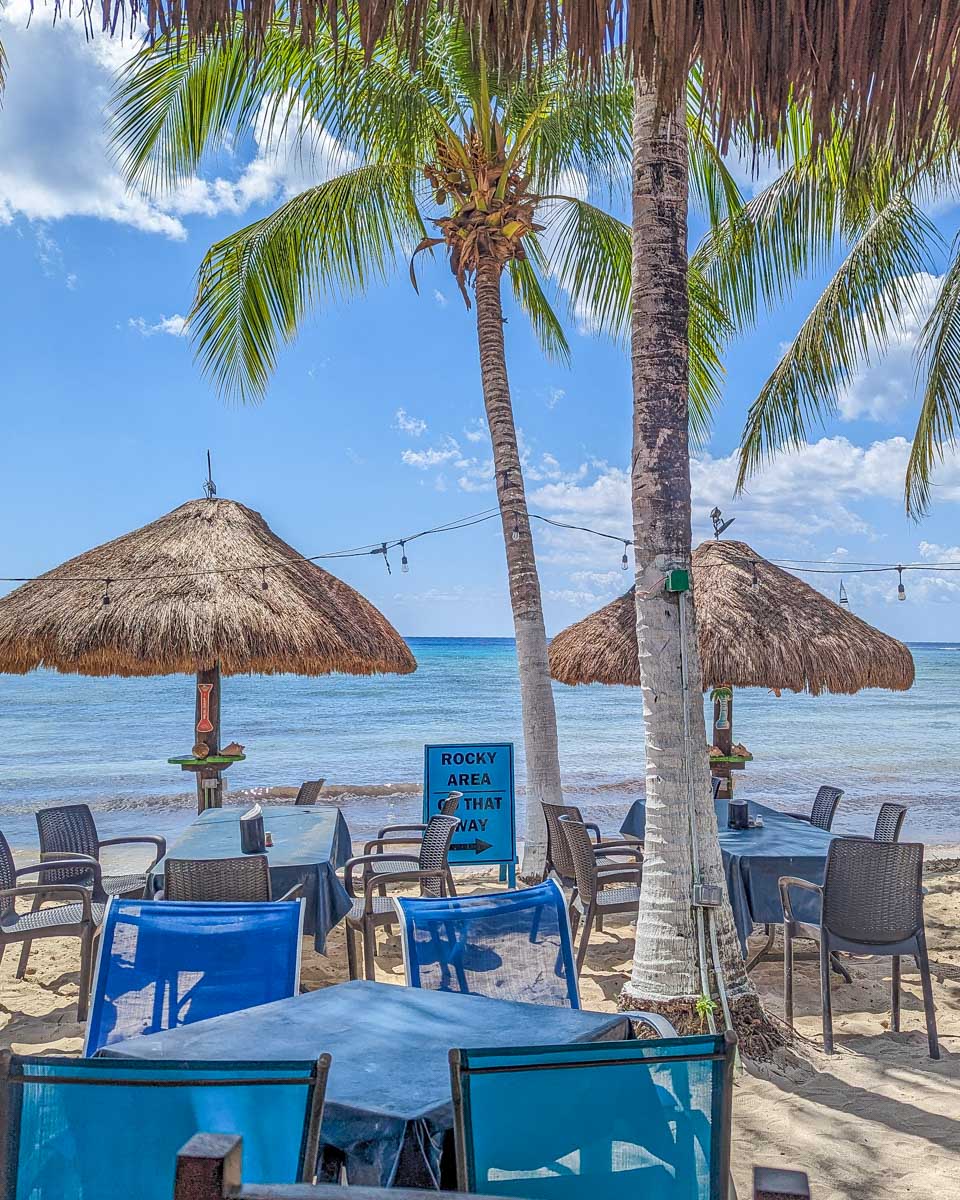 Alberto’s Beach Bar on Cozumel, Mexico