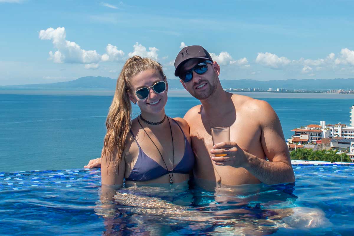 Bailey and Daniel in Mexico