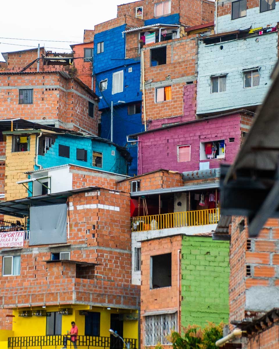 Building in Comuna 13 Medellin, Colombia