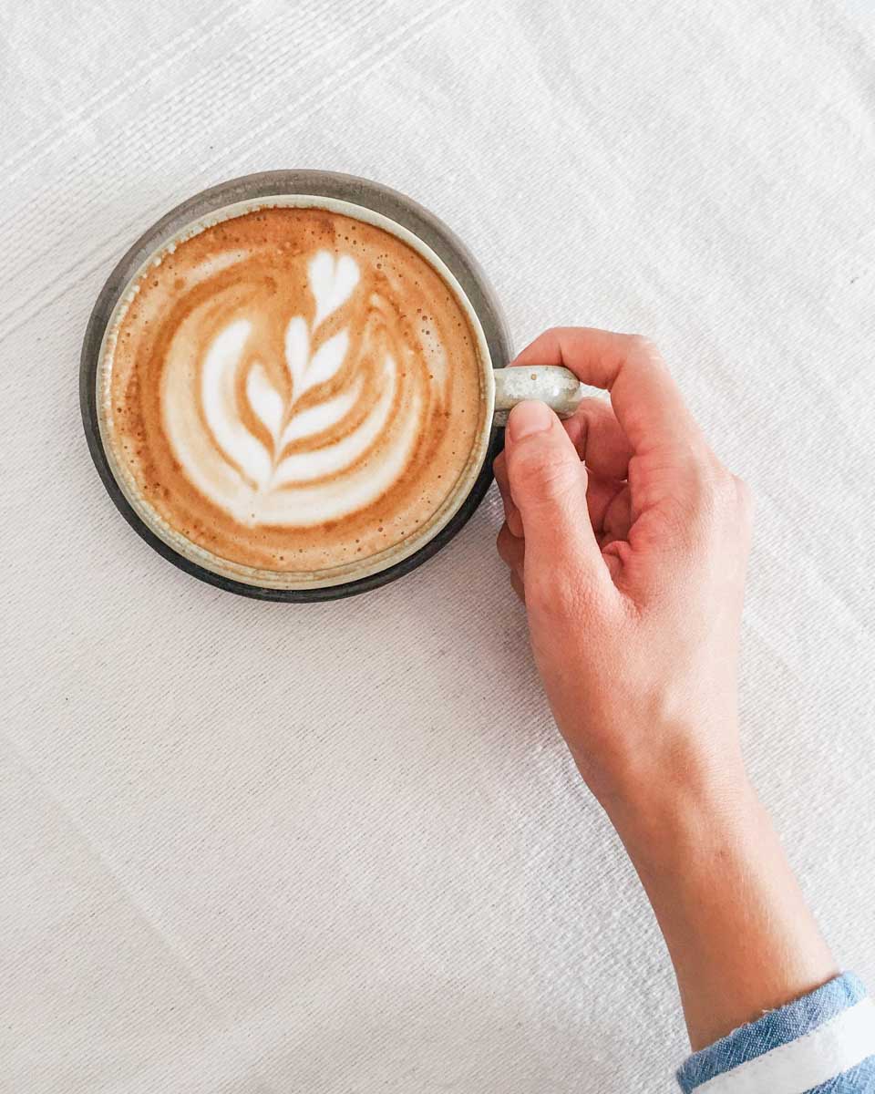 A coffee at Clandestino Café Holbox 