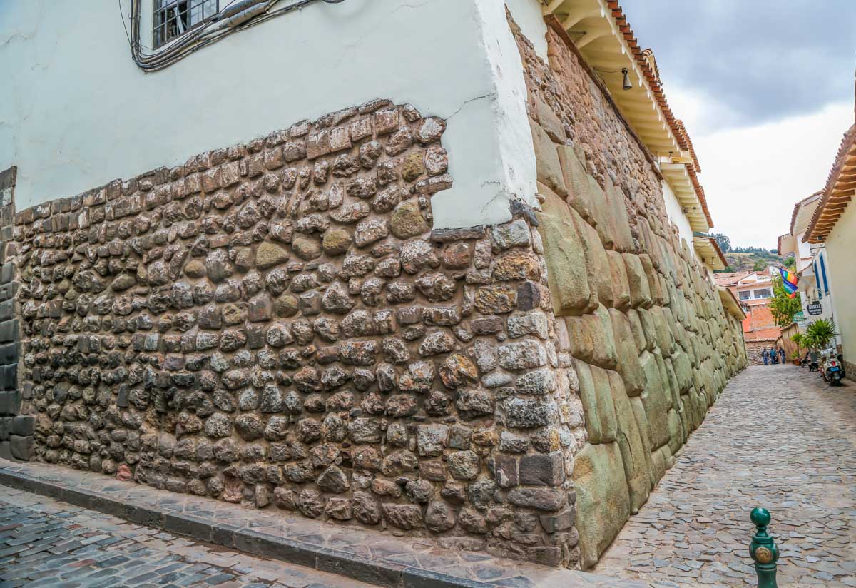 Exploring streets on a tour in Cusco