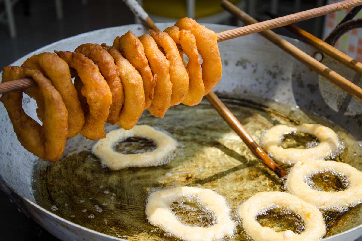 Picarones on a food tour in Cusco