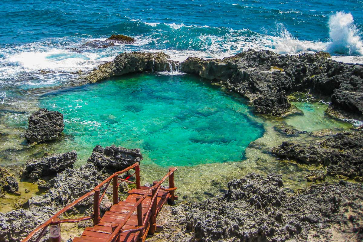 Pool Del Rey on Isla Mujeres, Mexico