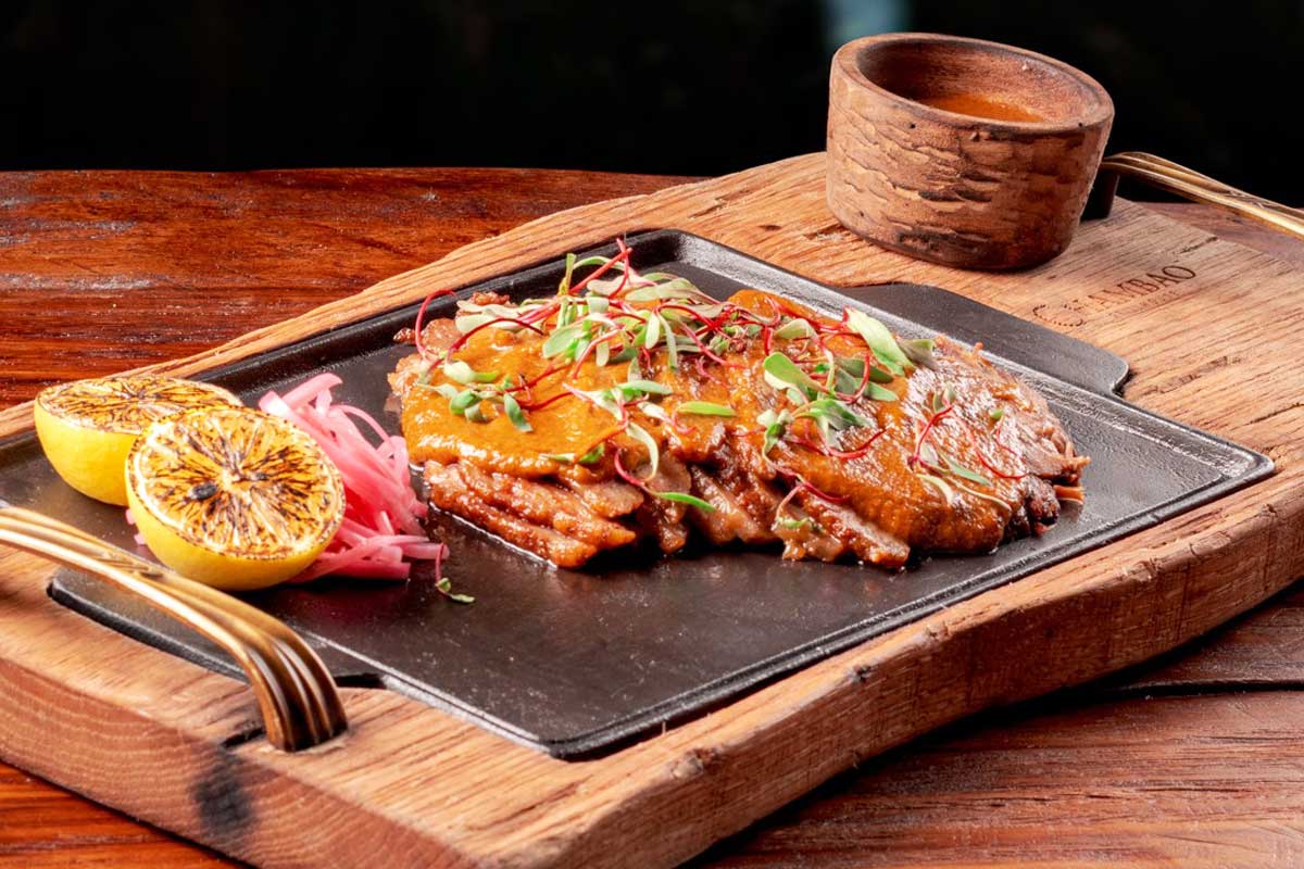 Baked brisket from Chambao Cancun in Cancun, Mexico