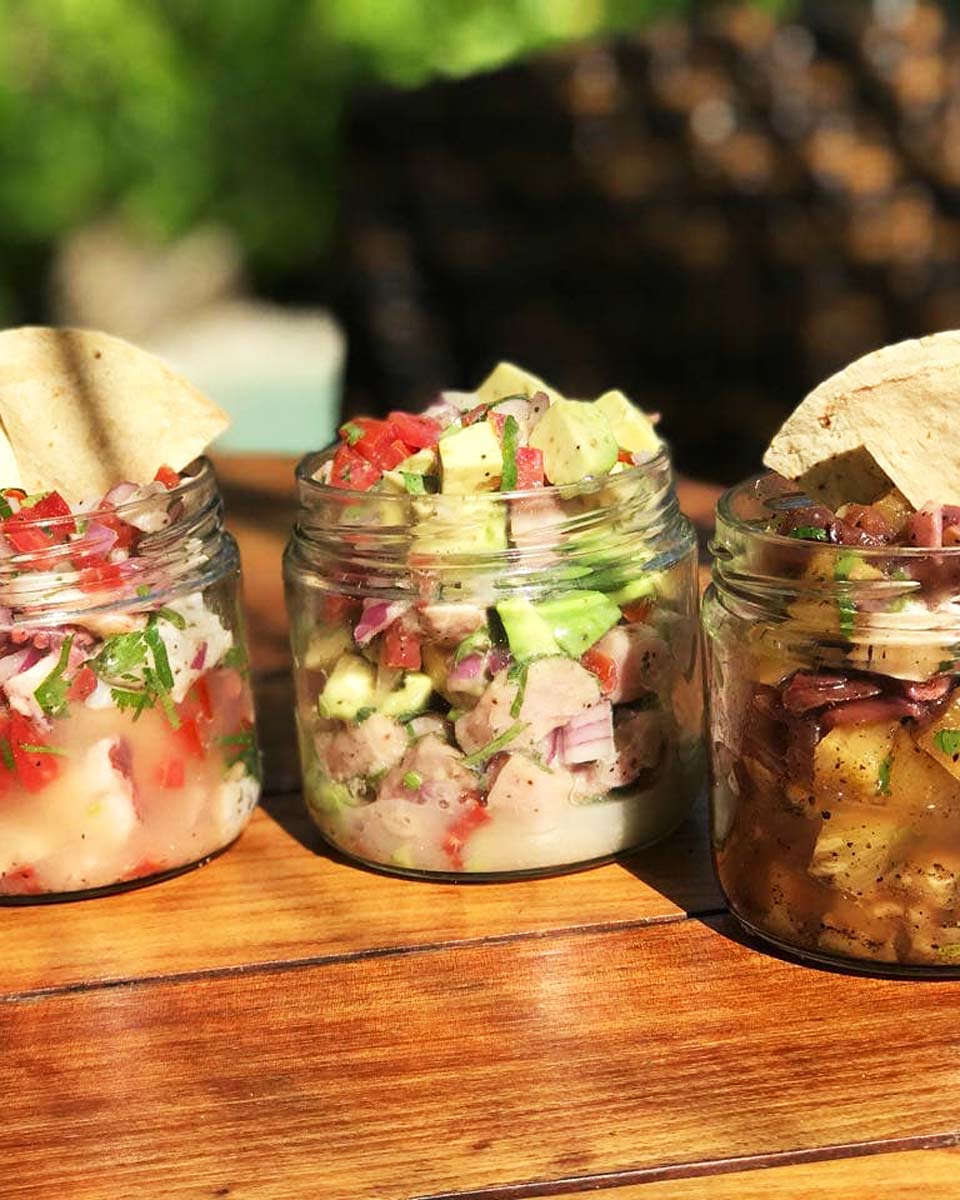 Ceviche from Fresco's in Tulum, Mexico