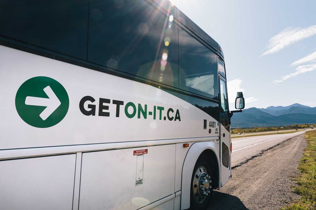 On-It Regional Transit from Calgary to Banff