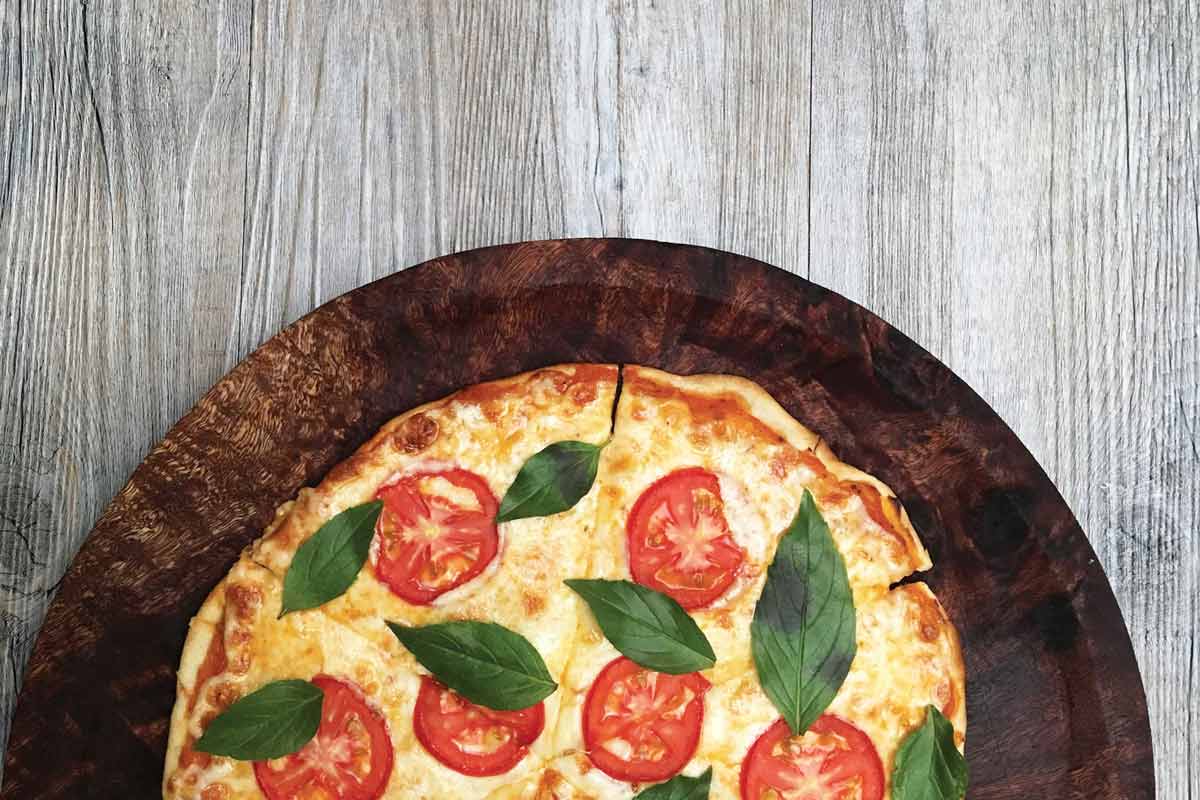 Pizza from La Matatena Pizzeria in Oaxaca, Mexico