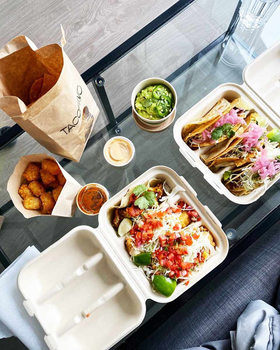 Tacos at Tacofino in Gastown, Canada