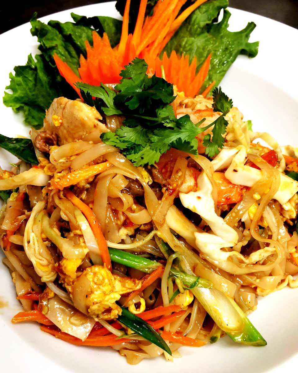 Pad Thai from Po Thai Restaurant in Playa Del Carmen, Mexico