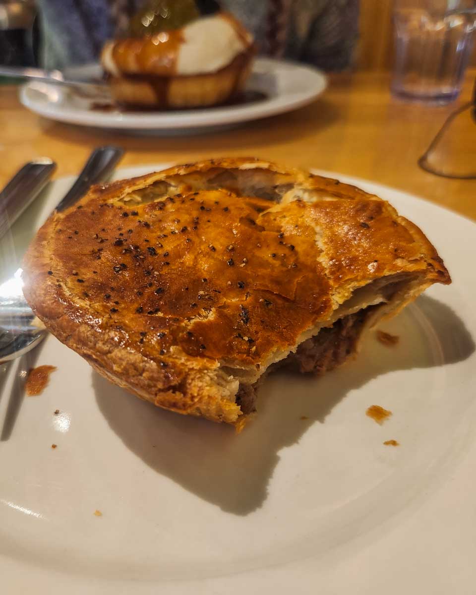 A pie at Peaked Pies in Whistler, BC