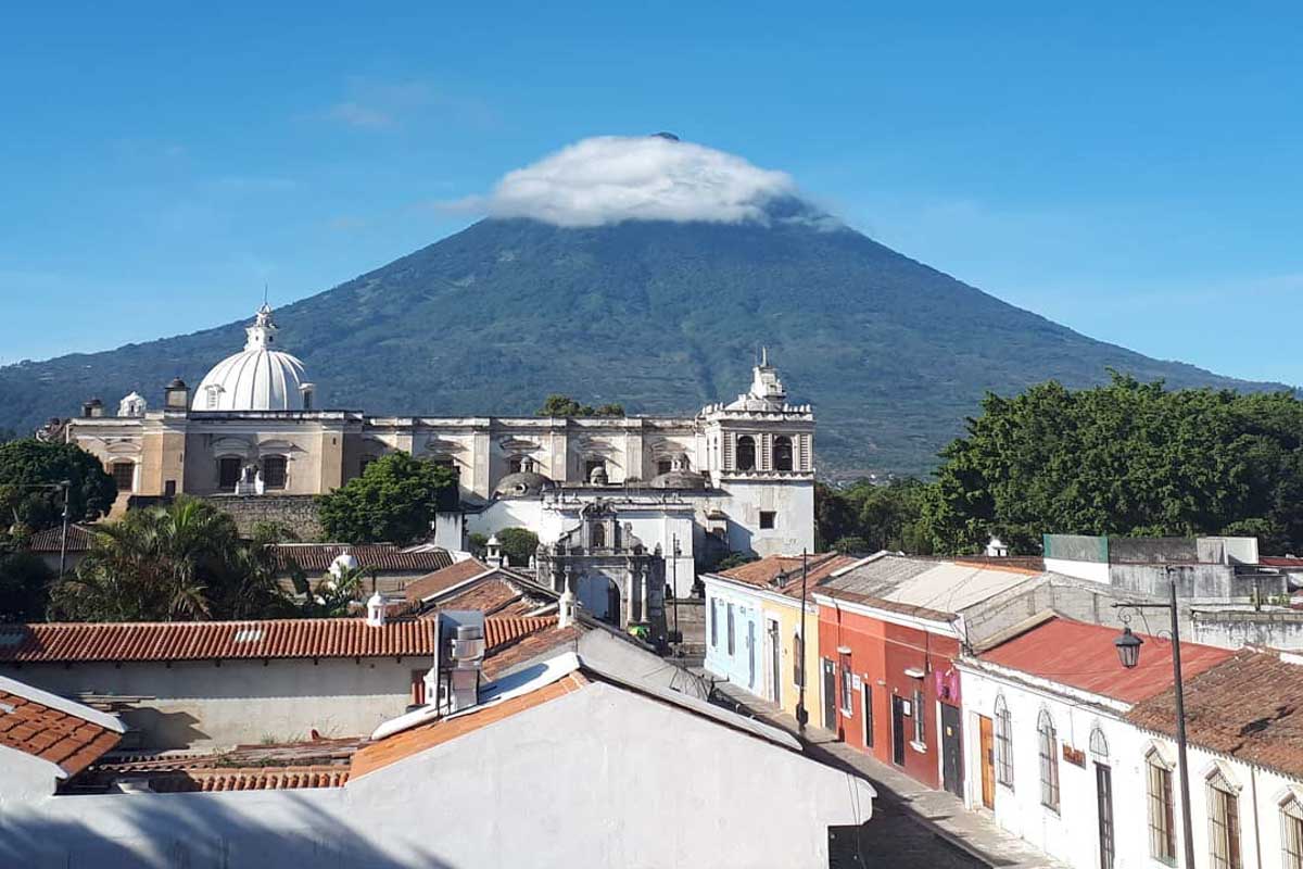 Cafe Sky view from rooftop restaurant