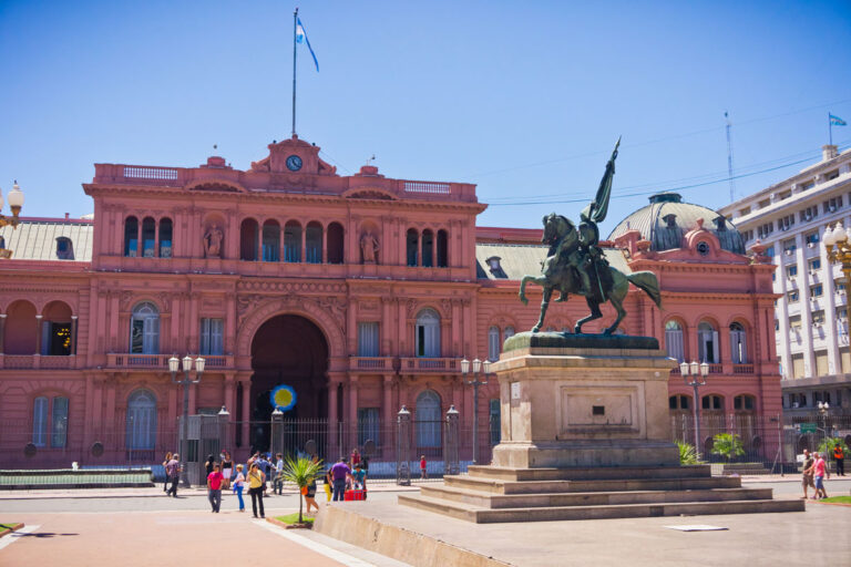 the famous Casa Rosada in Buenos Aires. Argentina