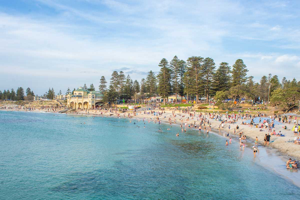 Cottesloe Beach, Perth at sunset