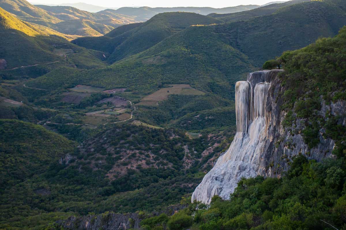 Hierve El Agua petrified waterfall, Mexico
