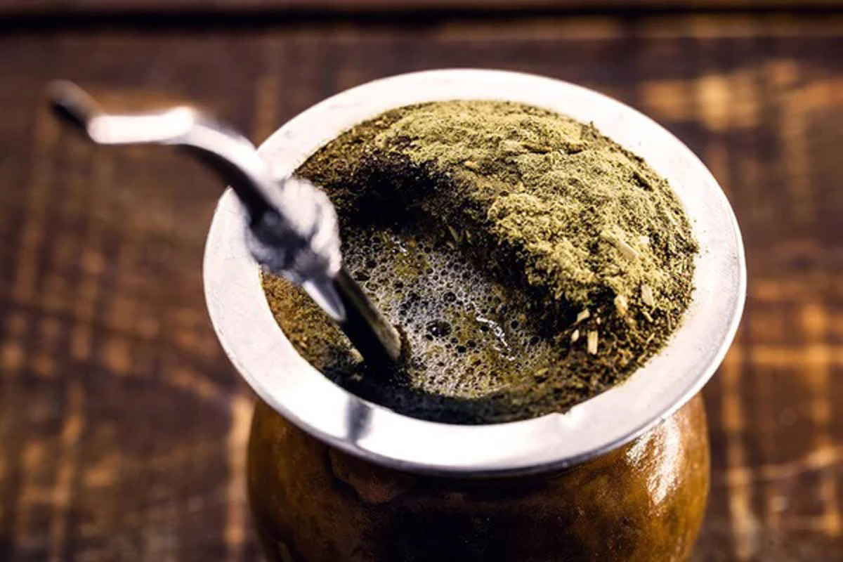 Cup of Mate a Traditional beverage in Buenos Aires, Argentina