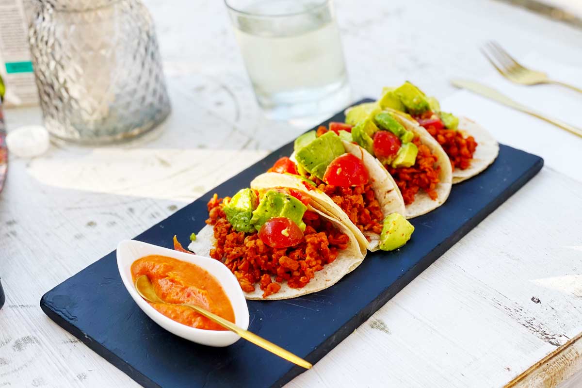 Tacos from Chaman Creative Kitchen in Sayulita, Mexico