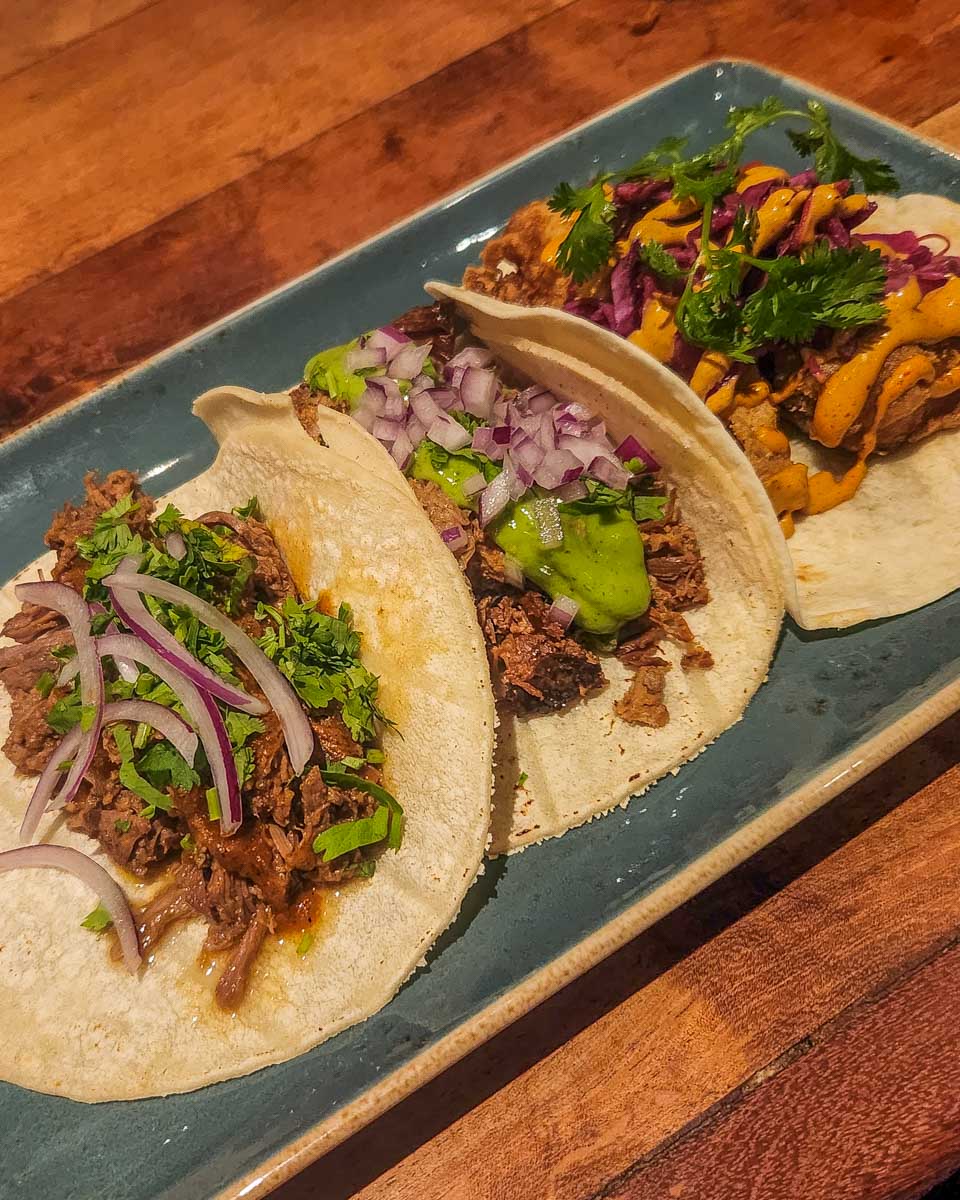 Tacos at The Mexican Corner Restaurant, Whistler, BC