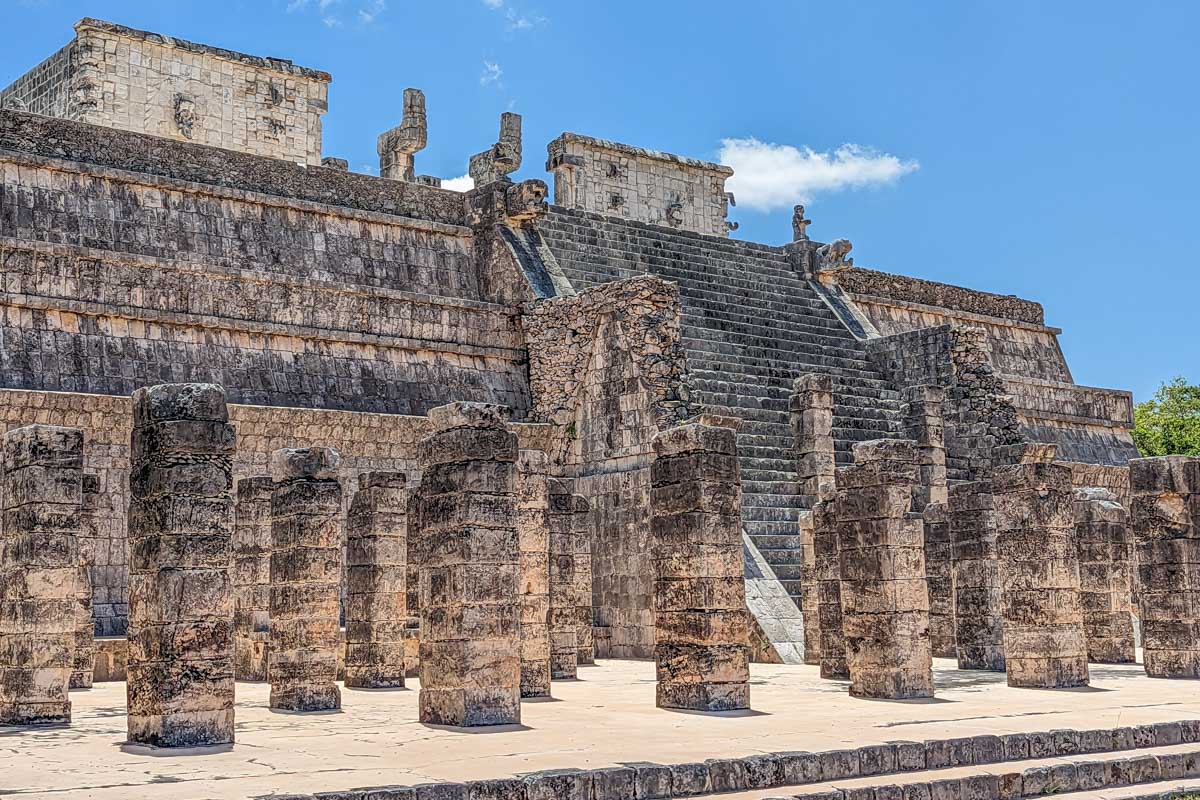 The Temple of the Warriors at Chichen Itza