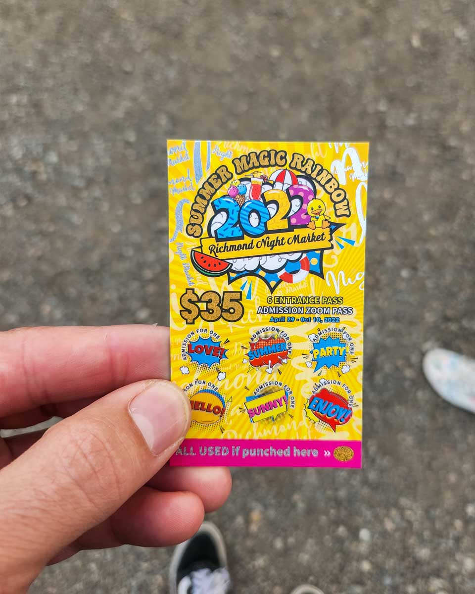 The Zoom Pass at the Richmond Night Market