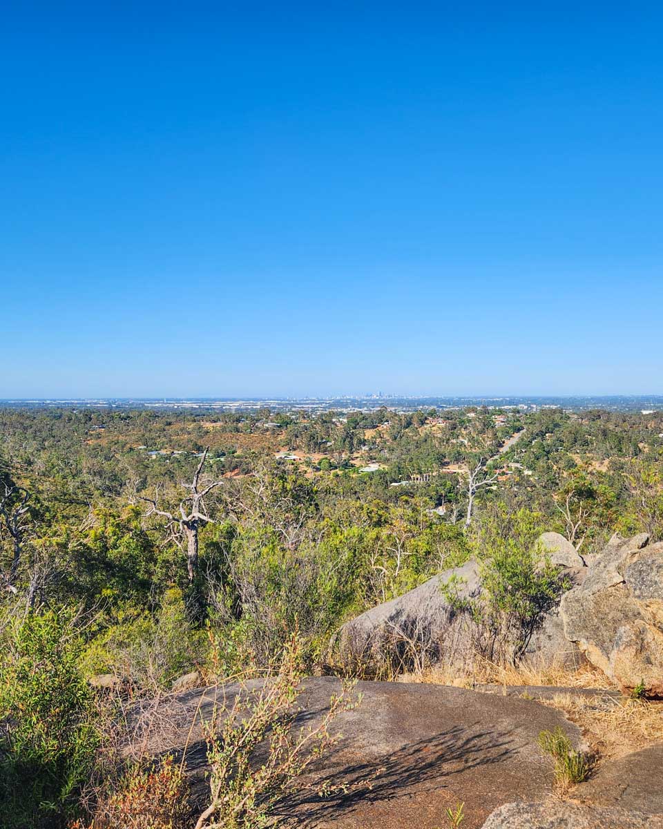 View from Eagle View in John Forrest National Park