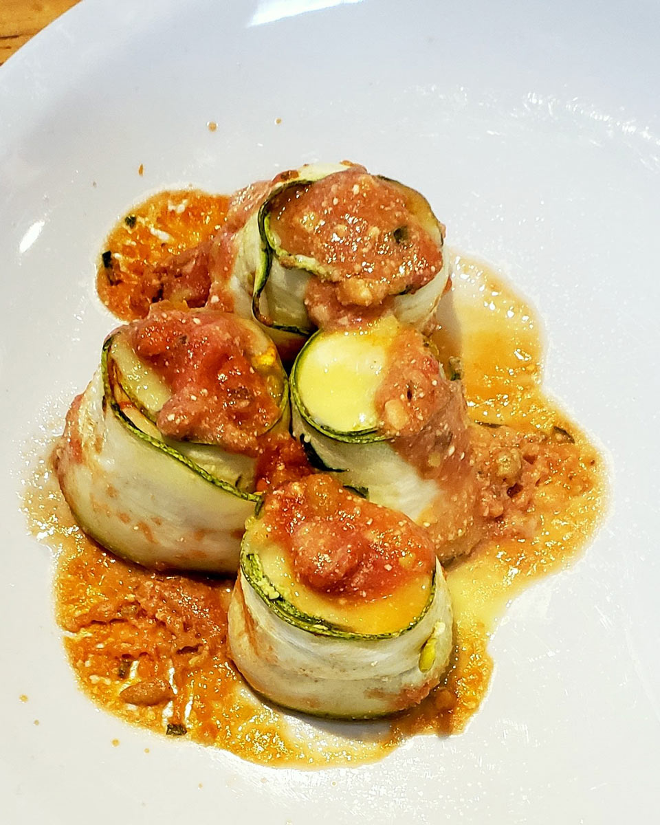 Zucchinni Rolls from a cooking class in Buenos Aires, Argentina