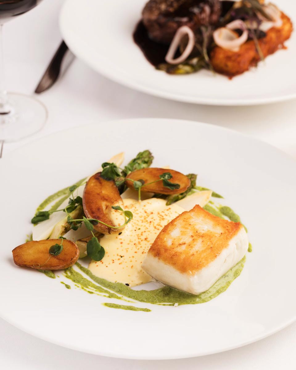 innovated dish at Araxi in Whistler, BC, Canada