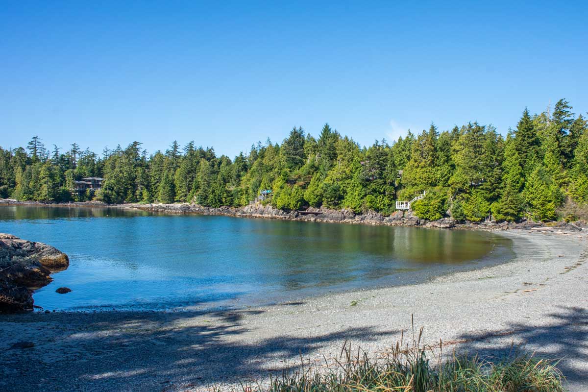 A beautiful beach in Ucluelet, BC