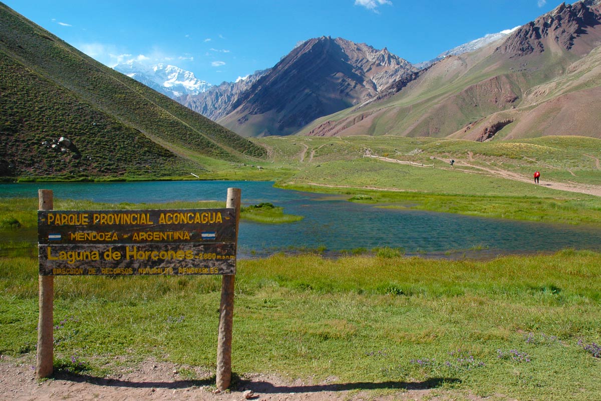 Scenery at Aconcagua National Park in Mendoza, Argentina
