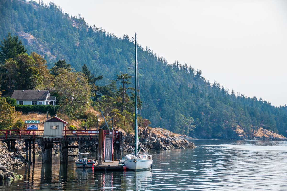 Coastline on Salt Spring Island