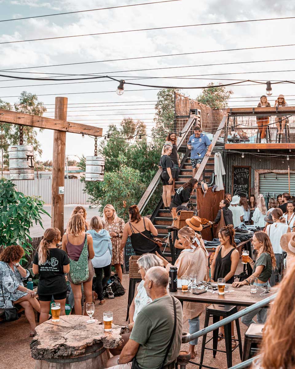 Froth Craft Brewery Exmouth outdoor party