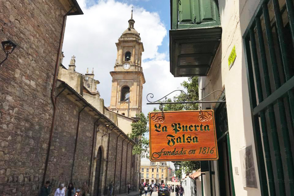 La Puerta Falsa in Bogota, Colombia